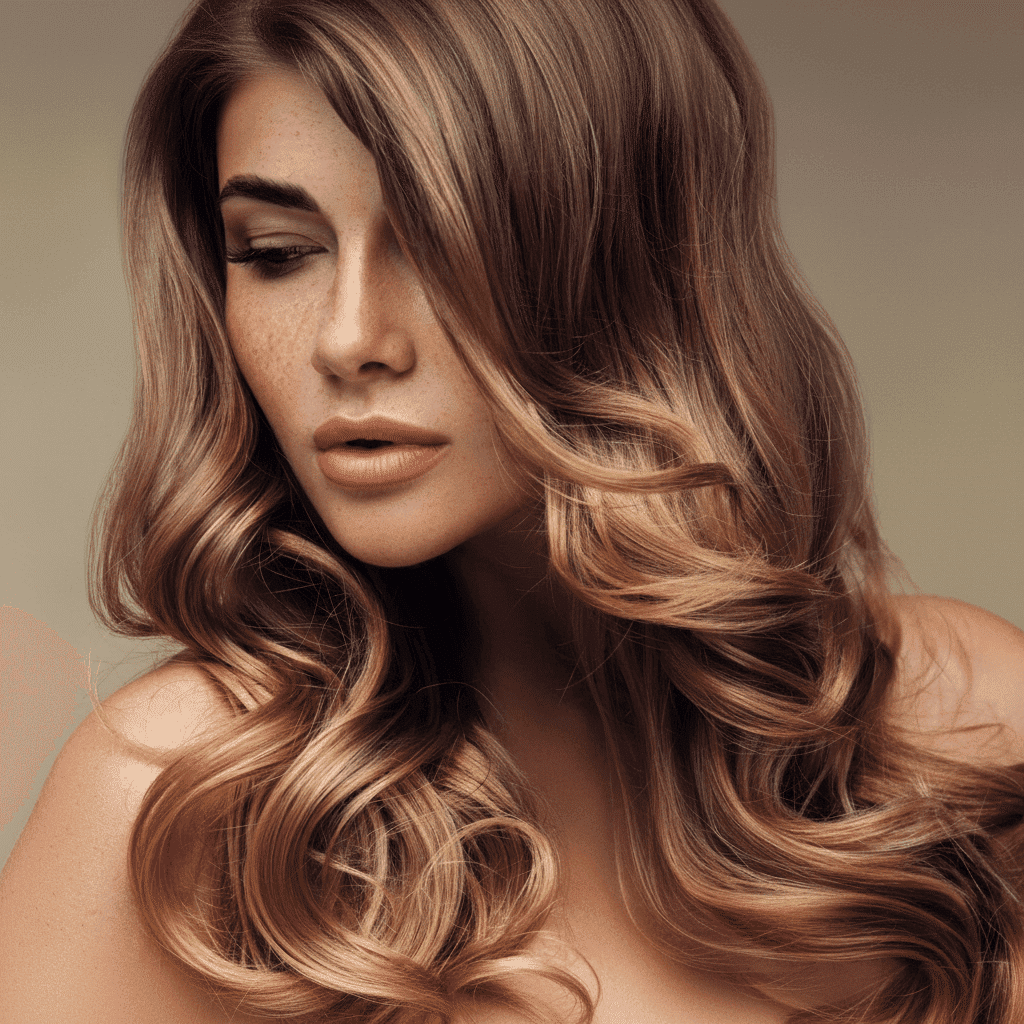 Clip-in hair extensions brown balayage - Image 5