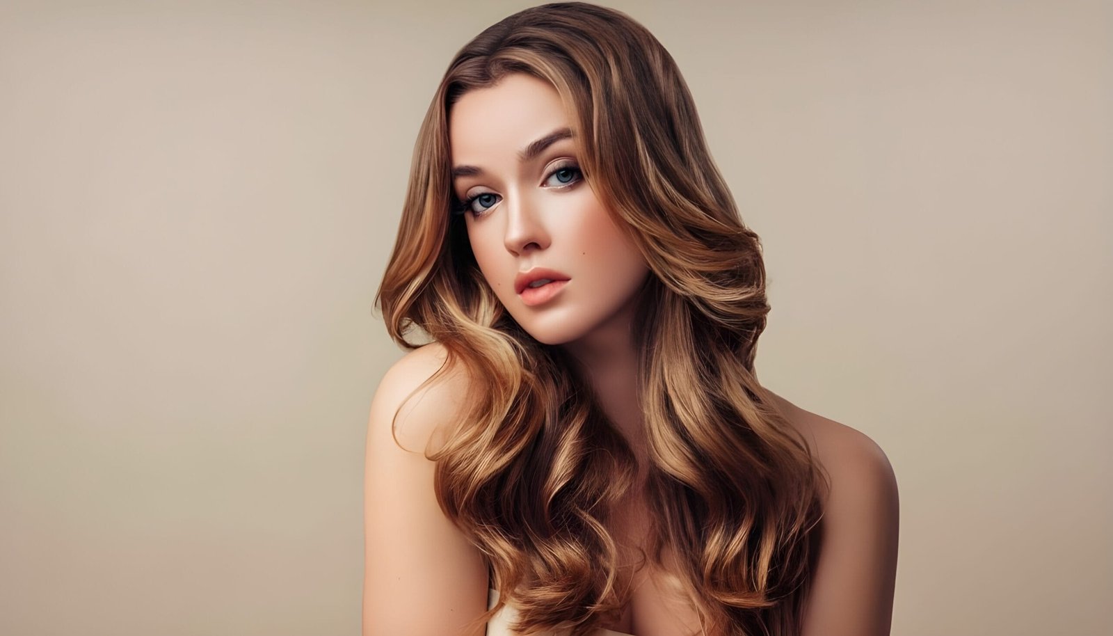 Clip-in hair extensions brown balayage - Image 3